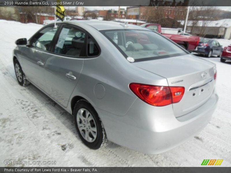 Liquid Silver / Gray 2010 Hyundai Elantra GLS