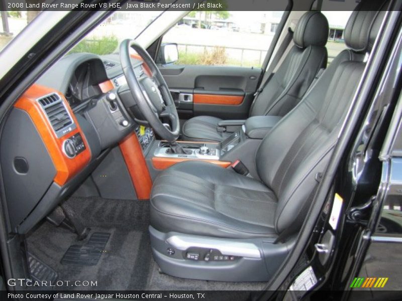 Java Black Pearlescent / Jet Black 2008 Land Rover Range Rover V8 HSE