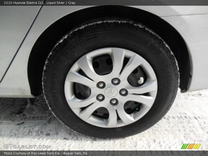 Liquid Silver / Gray 2010 Hyundai Elantra GLS