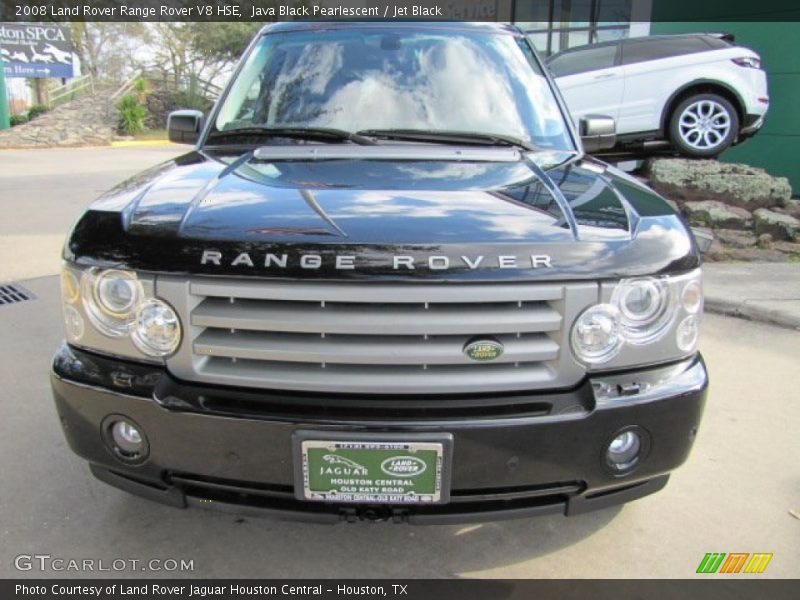 Java Black Pearlescent / Jet Black 2008 Land Rover Range Rover V8 HSE