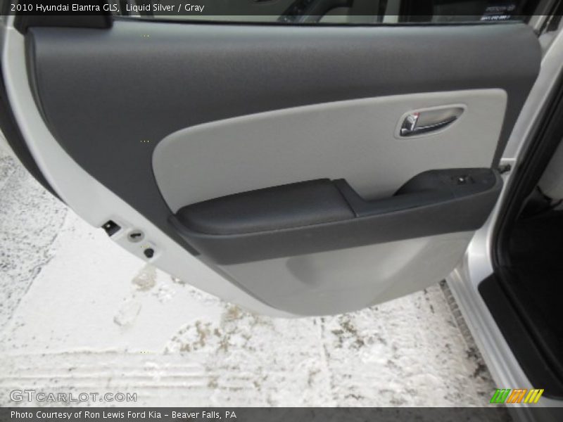 Liquid Silver / Gray 2010 Hyundai Elantra GLS