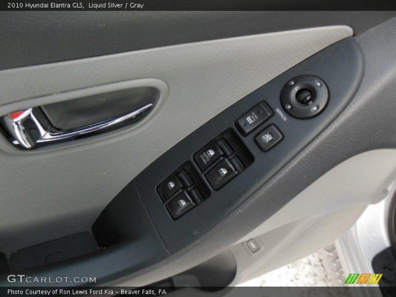 Liquid Silver / Gray 2010 Hyundai Elantra GLS