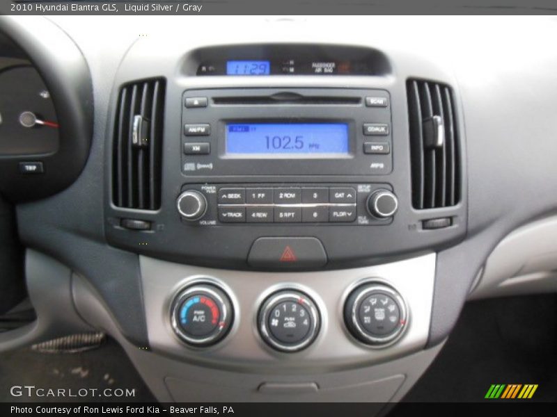 Liquid Silver / Gray 2010 Hyundai Elantra GLS