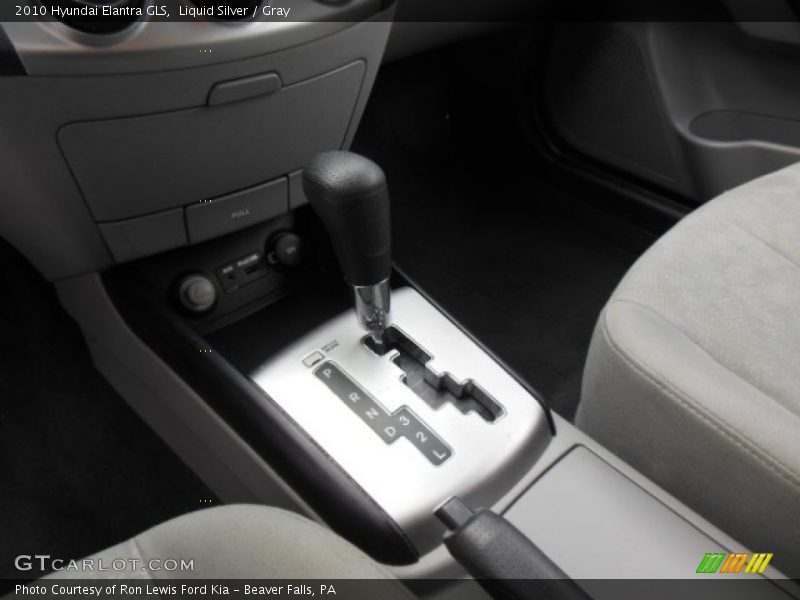 Liquid Silver / Gray 2010 Hyundai Elantra GLS