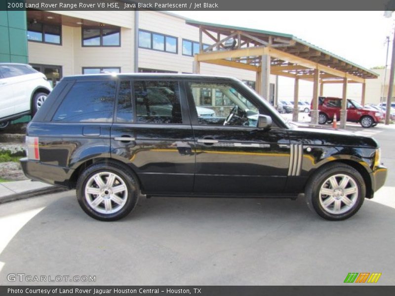 Java Black Pearlescent / Jet Black 2008 Land Rover Range Rover V8 HSE