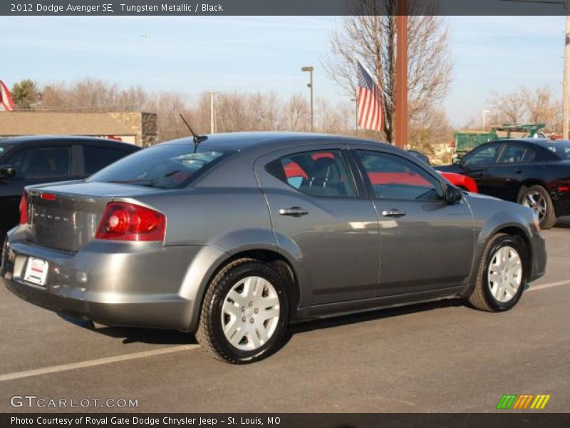 Tungsten Metallic / Black 2012 Dodge Avenger SE