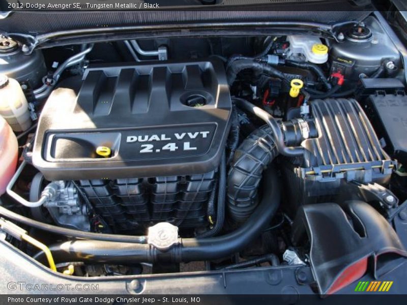 Tungsten Metallic / Black 2012 Dodge Avenger SE