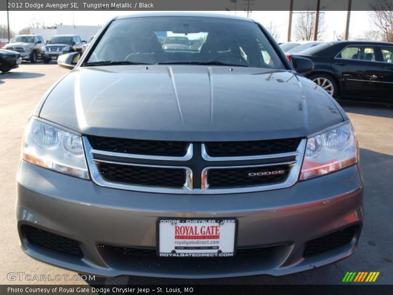 Tungsten Metallic / Black 2012 Dodge Avenger SE