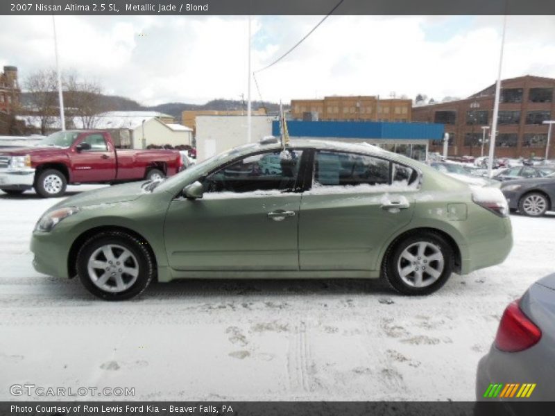 Metallic Jade / Blond 2007 Nissan Altima 2.5 SL