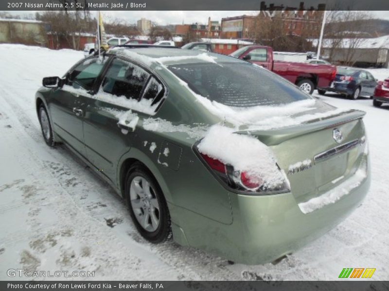 Metallic Jade / Blond 2007 Nissan Altima 2.5 SL