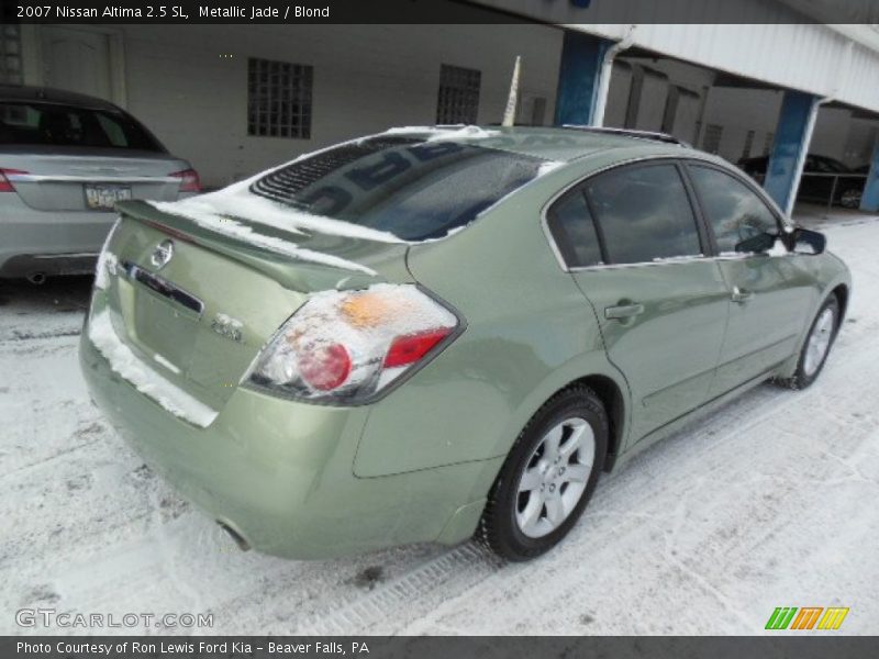 Metallic Jade / Blond 2007 Nissan Altima 2.5 SL