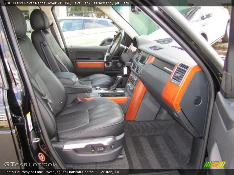 Java Black Pearlescent / Jet Black 2008 Land Rover Range Rover V8 HSE