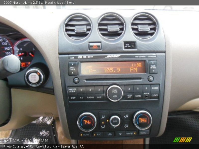 Metallic Jade / Blond 2007 Nissan Altima 2.5 SL