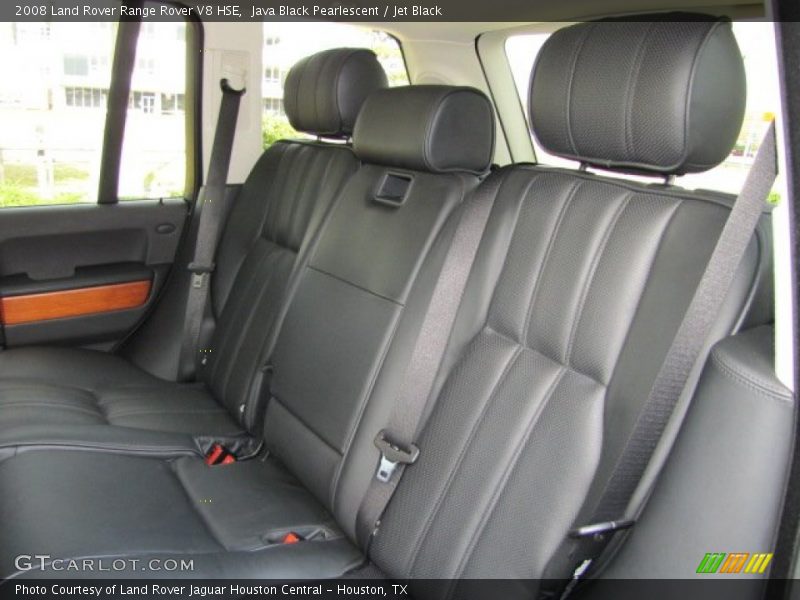 Java Black Pearlescent / Jet Black 2008 Land Rover Range Rover V8 HSE