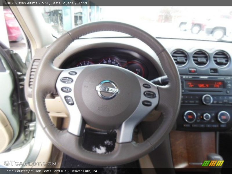 Metallic Jade / Blond 2007 Nissan Altima 2.5 SL