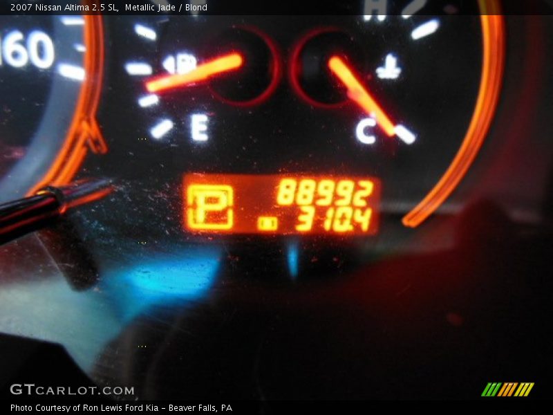 Metallic Jade / Blond 2007 Nissan Altima 2.5 SL