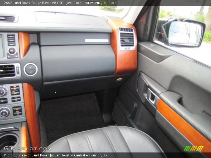 Java Black Pearlescent / Jet Black 2008 Land Rover Range Rover V8 HSE