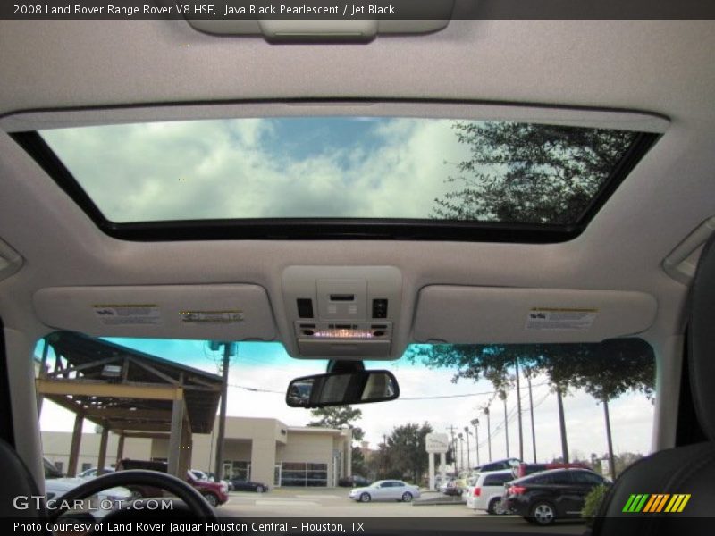 Java Black Pearlescent / Jet Black 2008 Land Rover Range Rover V8 HSE