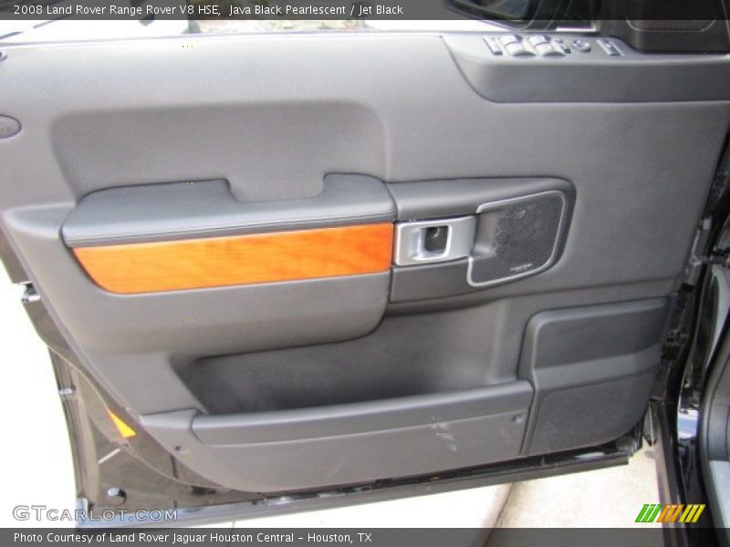 Java Black Pearlescent / Jet Black 2008 Land Rover Range Rover V8 HSE