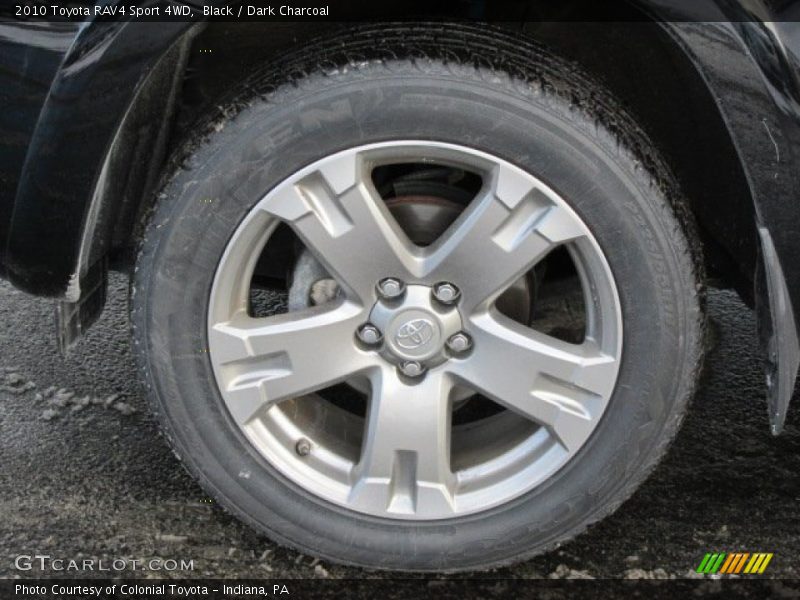 Black / Dark Charcoal 2010 Toyota RAV4 Sport 4WD