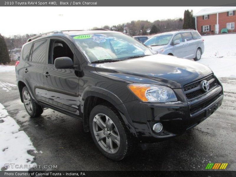Black / Dark Charcoal 2010 Toyota RAV4 Sport 4WD