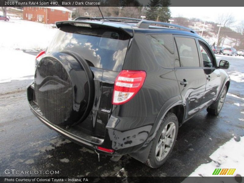 Black / Dark Charcoal 2010 Toyota RAV4 Sport 4WD