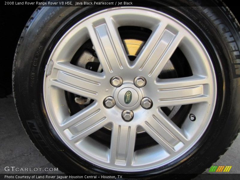 Java Black Pearlescent / Jet Black 2008 Land Rover Range Rover V8 HSE