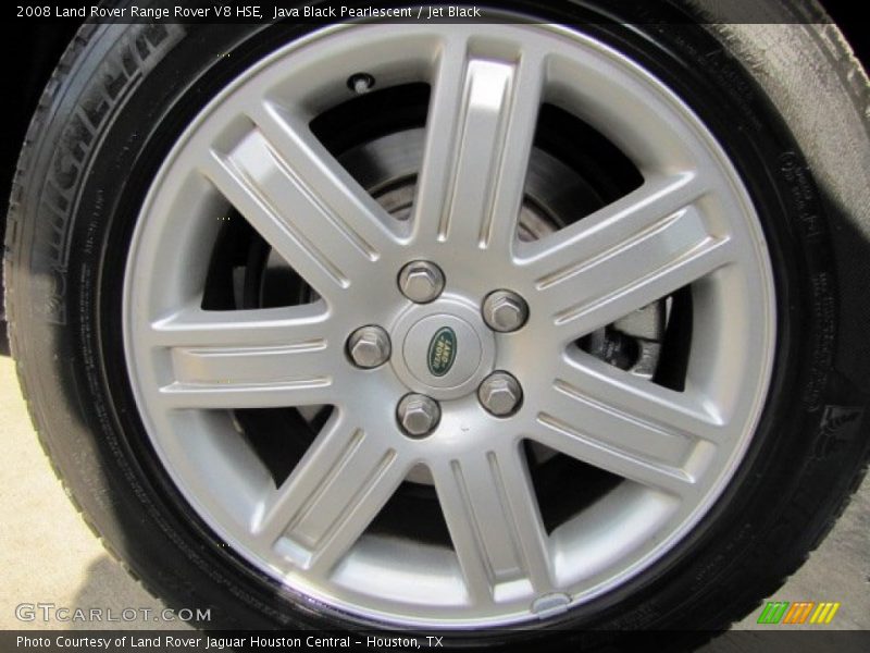 Java Black Pearlescent / Jet Black 2008 Land Rover Range Rover V8 HSE