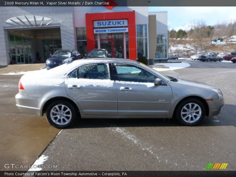 Vapor Silver Metallic / Dark Charcoal 2008 Mercury Milan I4