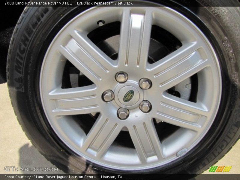 Java Black Pearlescent / Jet Black 2008 Land Rover Range Rover V8 HSE