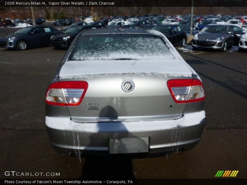 Vapor Silver Metallic / Dark Charcoal 2008 Mercury Milan I4