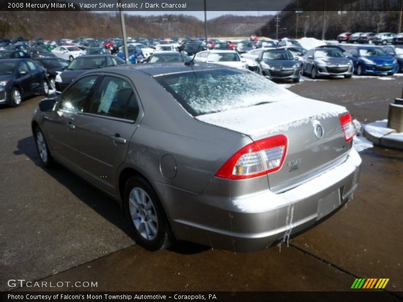 Vapor Silver Metallic / Dark Charcoal 2008 Mercury Milan I4