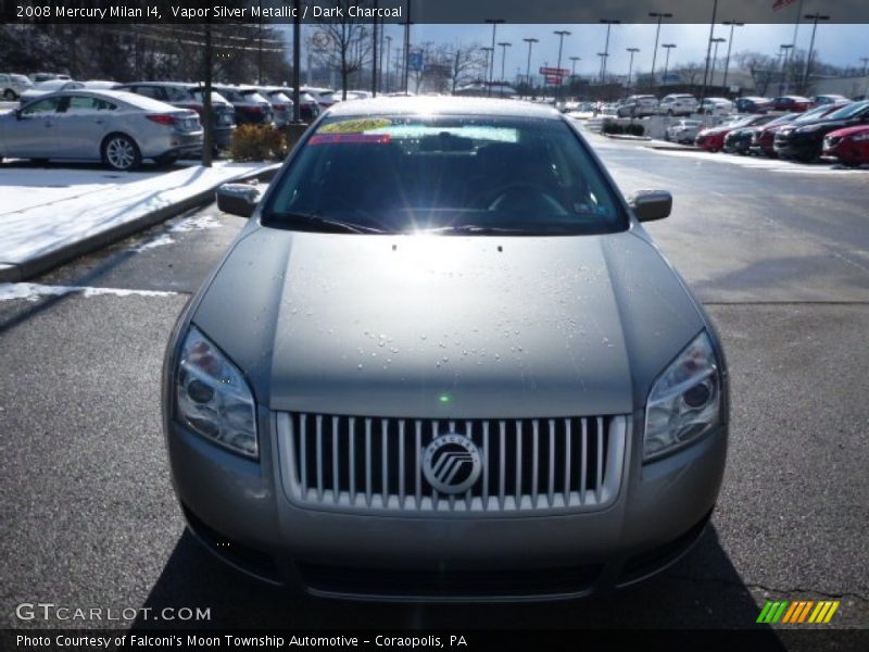 Vapor Silver Metallic / Dark Charcoal 2008 Mercury Milan I4