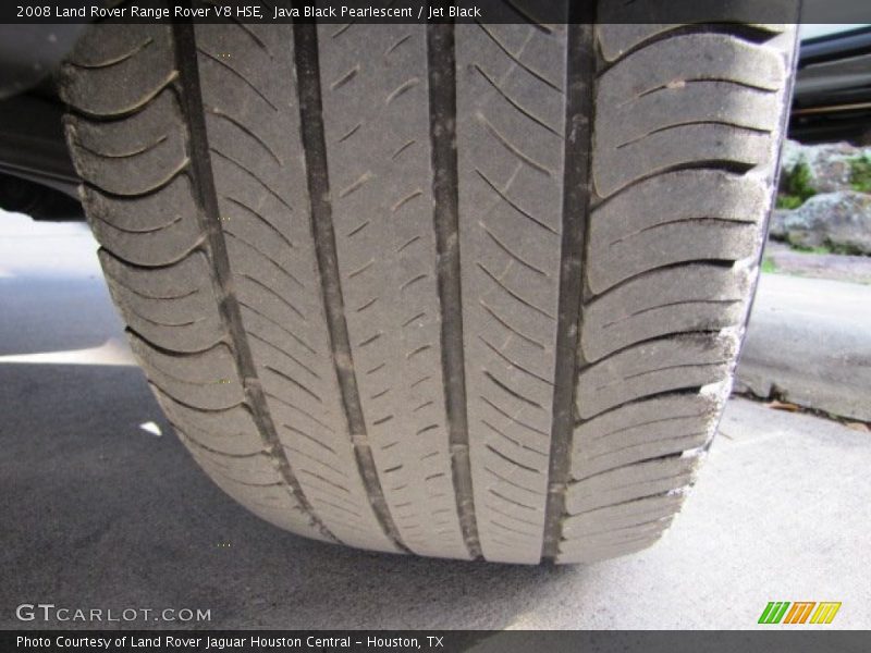 Java Black Pearlescent / Jet Black 2008 Land Rover Range Rover V8 HSE