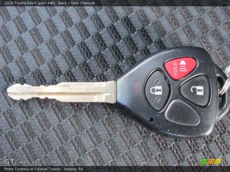 Black / Dark Charcoal 2010 Toyota RAV4 Sport 4WD