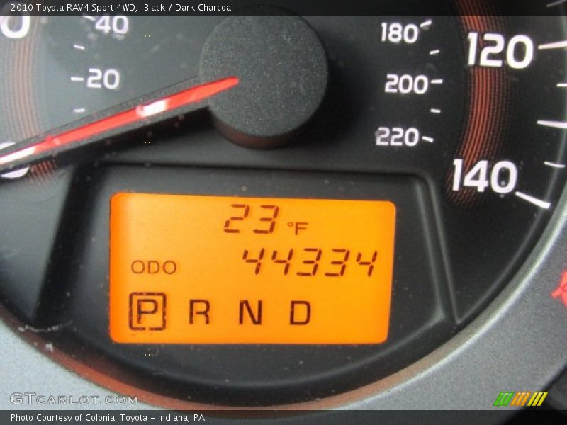 Black / Dark Charcoal 2010 Toyota RAV4 Sport 4WD