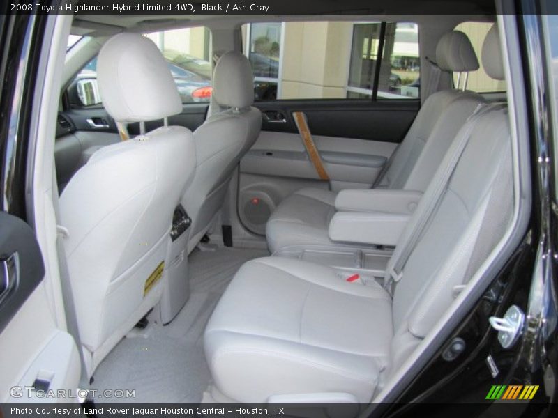 Rear Seat of 2008 Highlander Hybrid Limited 4WD