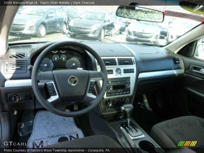 Vapor Silver Metallic / Dark Charcoal 2008 Mercury Milan I4