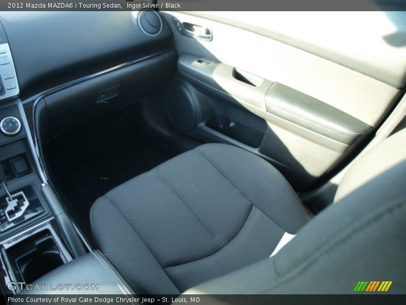 Ingot Silver / Black 2012 Mazda MAZDA6 i Touring Sedan