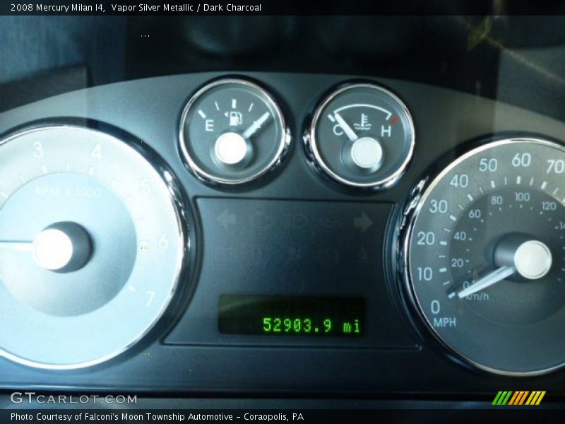 Vapor Silver Metallic / Dark Charcoal 2008 Mercury Milan I4