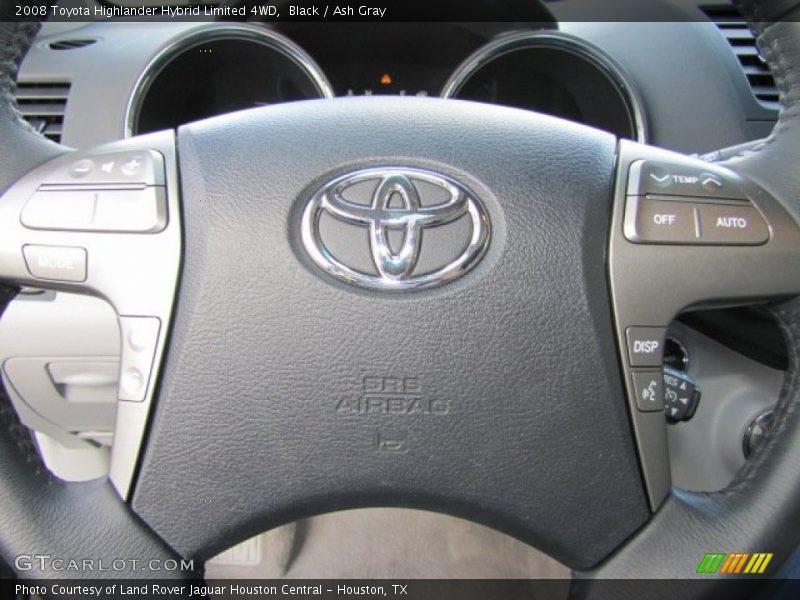 Controls of 2008 Highlander Hybrid Limited 4WD