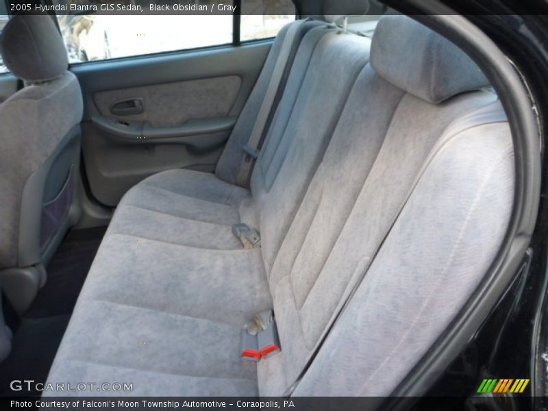 Black Obsidian / Gray 2005 Hyundai Elantra GLS Sedan