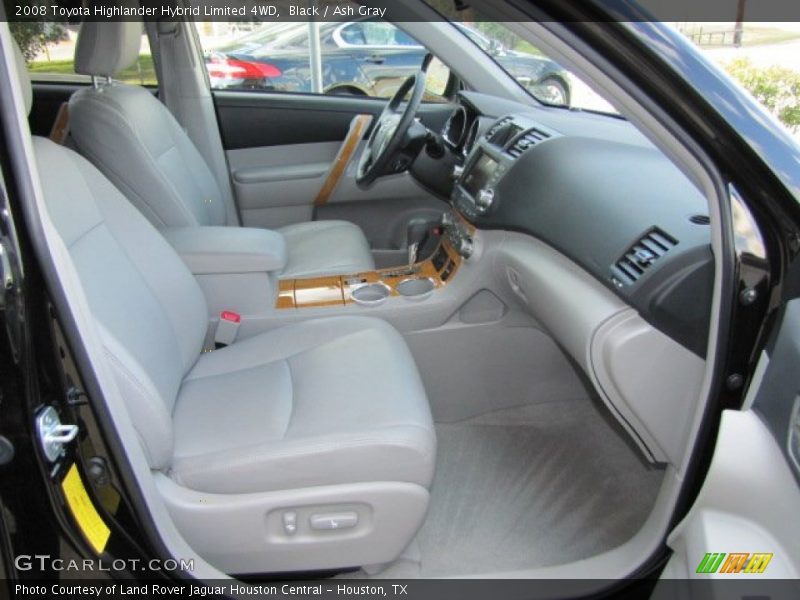 Front Seat of 2008 Highlander Hybrid Limited 4WD