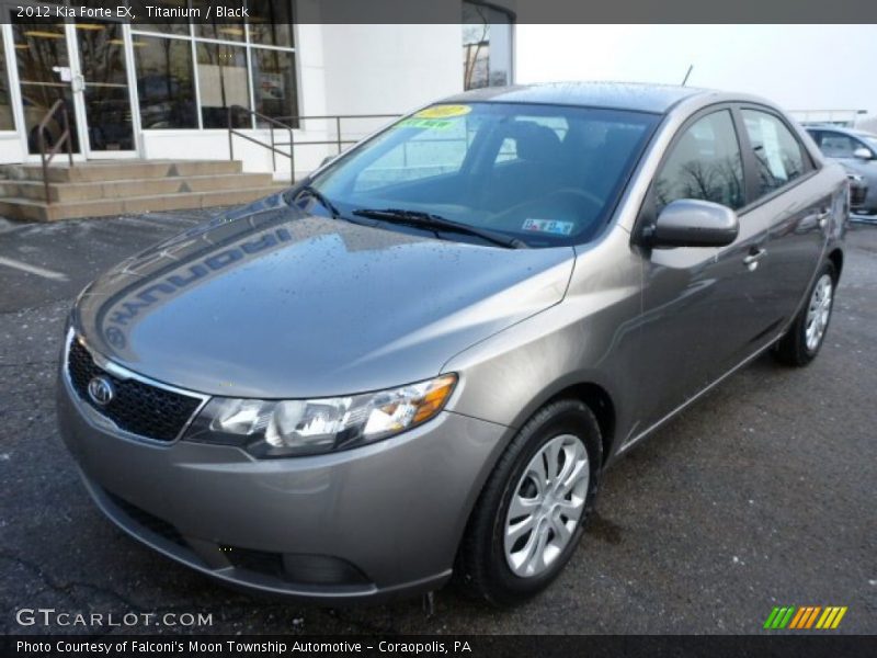 Titanium / Black 2012 Kia Forte EX