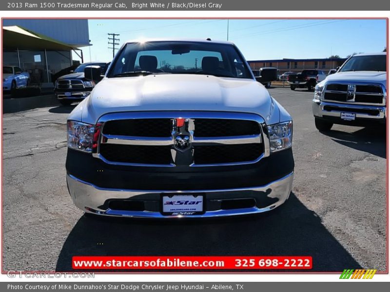 Bright White / Black/Diesel Gray 2013 Ram 1500 Tradesman Regular Cab