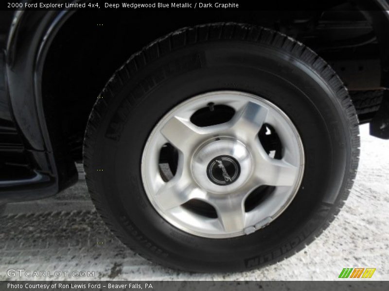 Deep Wedgewood Blue Metallic / Dark Graphite 2000 Ford Explorer Limited 4x4
