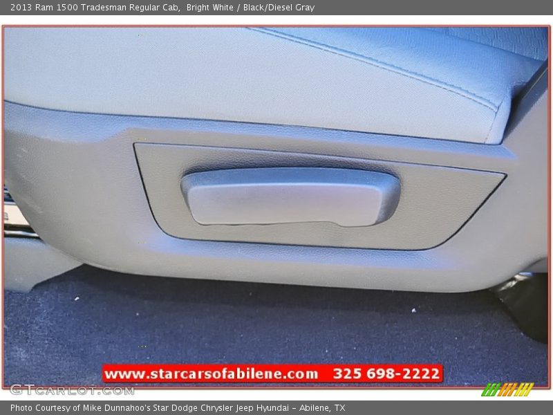 Bright White / Black/Diesel Gray 2013 Ram 1500 Tradesman Regular Cab
