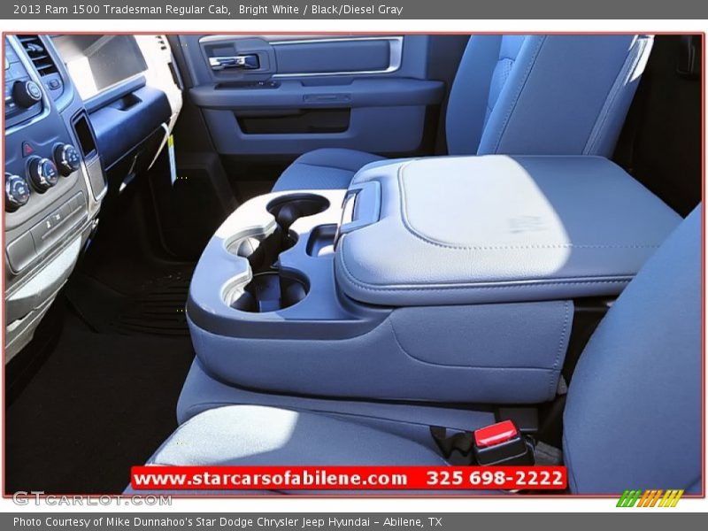 Bright White / Black/Diesel Gray 2013 Ram 1500 Tradesman Regular Cab