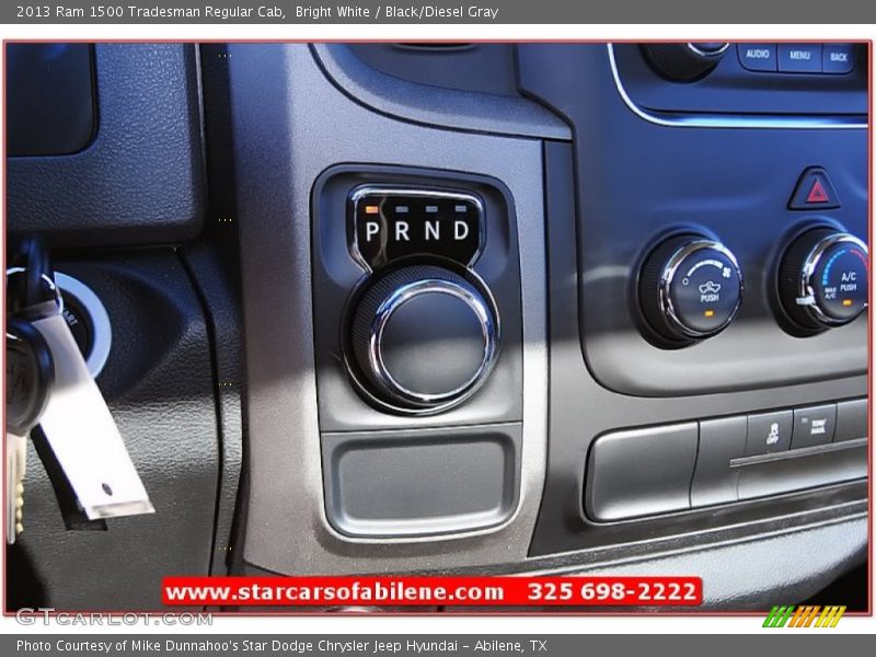 Bright White / Black/Diesel Gray 2013 Ram 1500 Tradesman Regular Cab