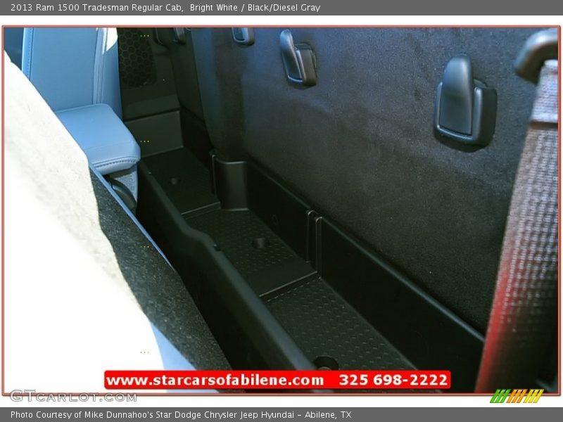 Bright White / Black/Diesel Gray 2013 Ram 1500 Tradesman Regular Cab